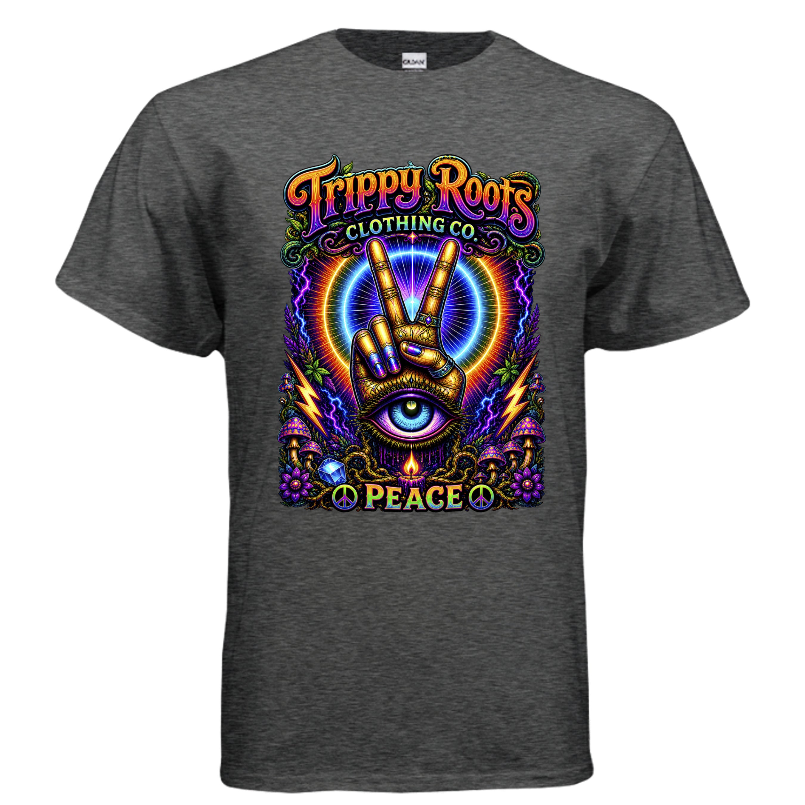 DARK HEATHER - G200 - FRONT