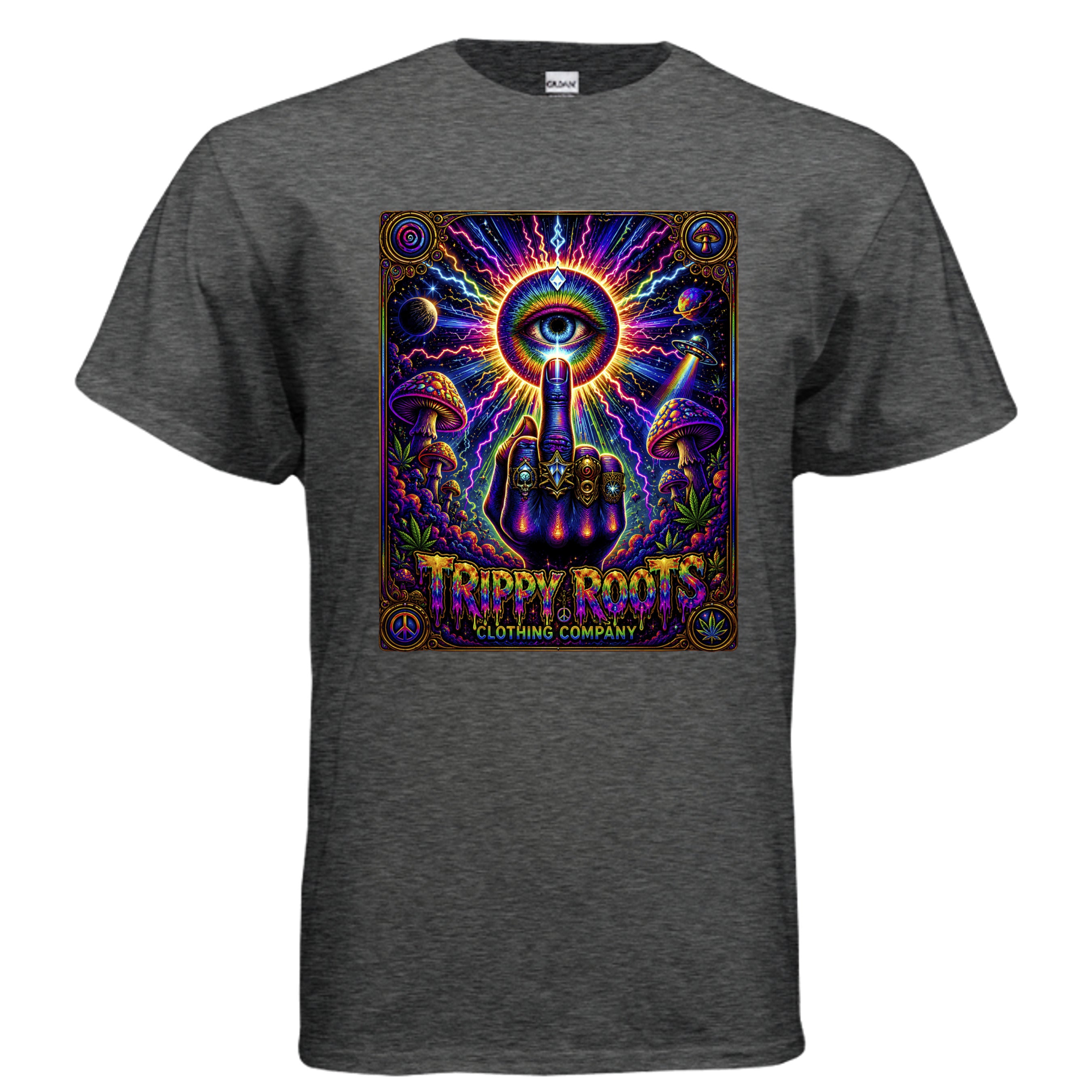 DARK HEATHER - G200 - FRONT